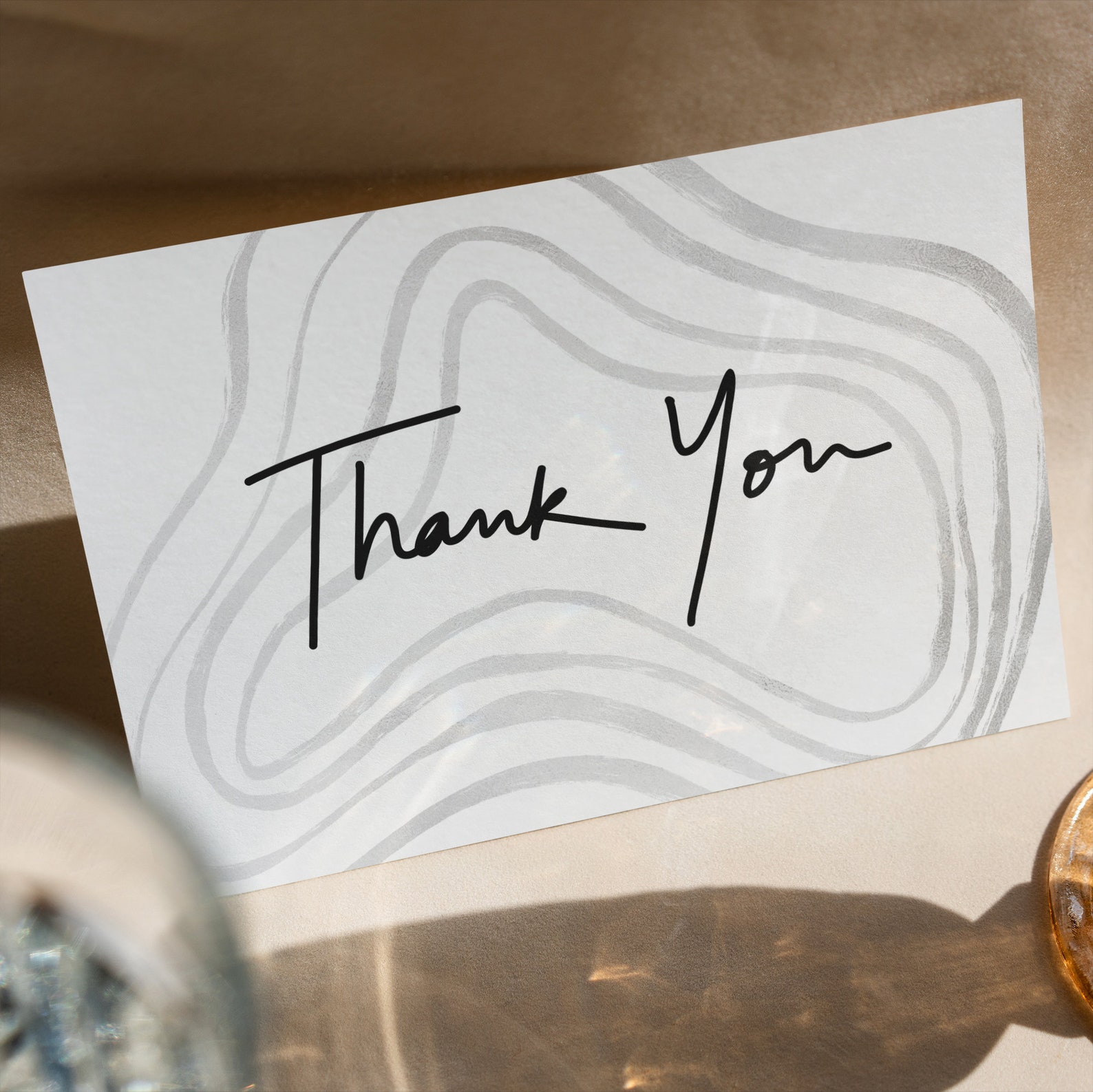 Printable Thank You Cards 5x7 Cards Instant - Etsy