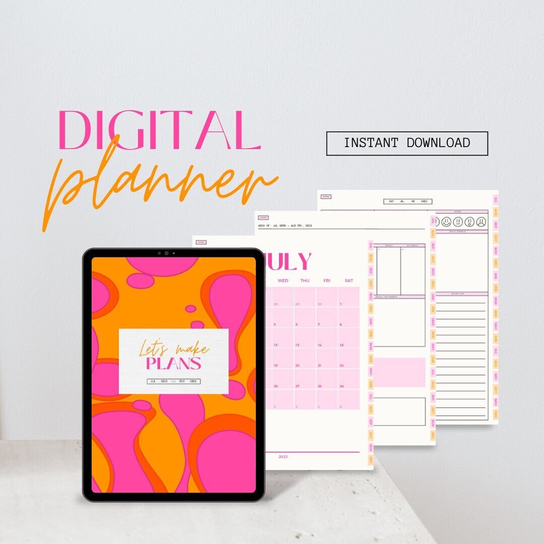 Daytimer 20232024 Mac Digital Planner Daily Weekly Monthly Etsy