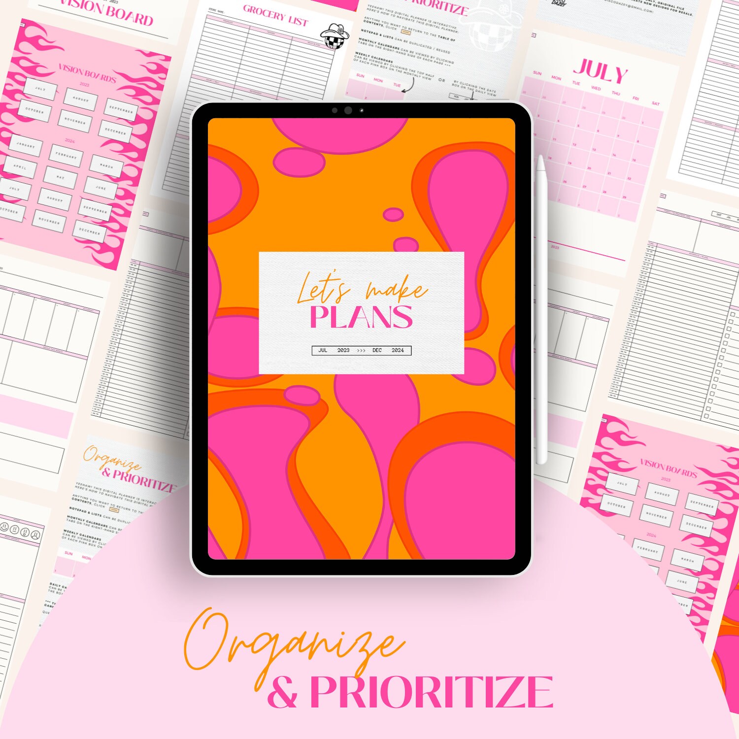 Daytimer 20232024 Mac Digital Planner Daily Weekly Monthly Etsy