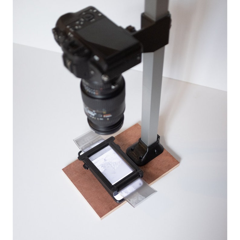 Basic DSLR Film Scanning Set: 120 Film Carrier Camera Copy Stand image 1