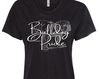 Bulldog Pride SVG, file Cheer Dance Spirit (download digitale)