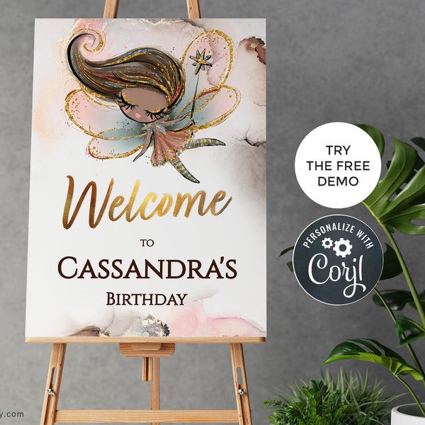 Fairies Welcome Sign - Etsy