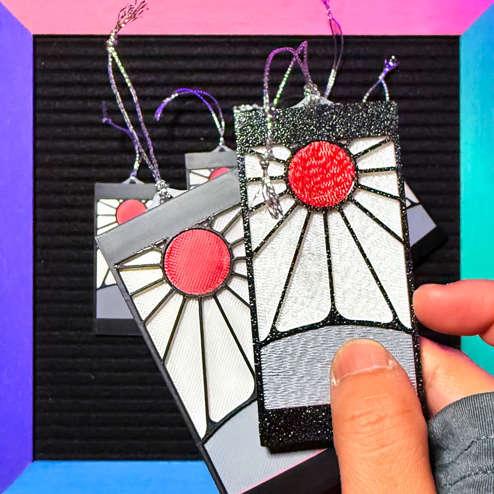 Tanjiro Demon Slayer Hanafuda Earrings Anime Manga Beanie On