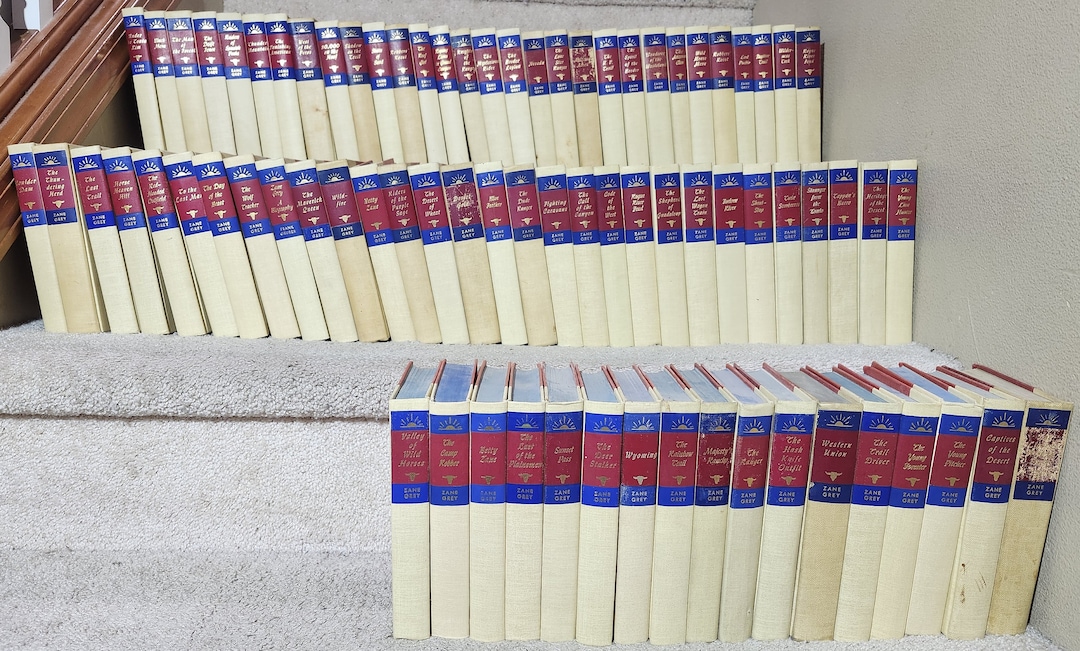 Zane Grey Book Collection - Etsy