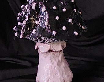 OOAK mushroom sculpture home decor FREE SHIPPING cottagecore goth