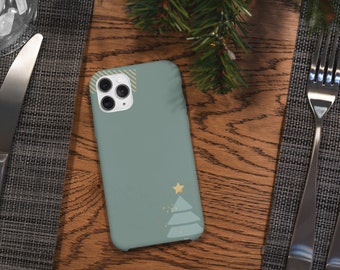 Green Christmas Tree iPhone Case, iPhone 12, 13, 14 Max Pro