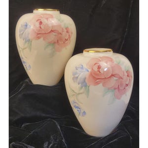 Vasi vintage Lenox Rose, set da 2