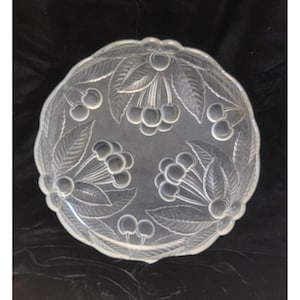Vintage Mikasa Frosted Crystal Serving Platter