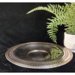 Bandeja plateada vintage de International Silver Company