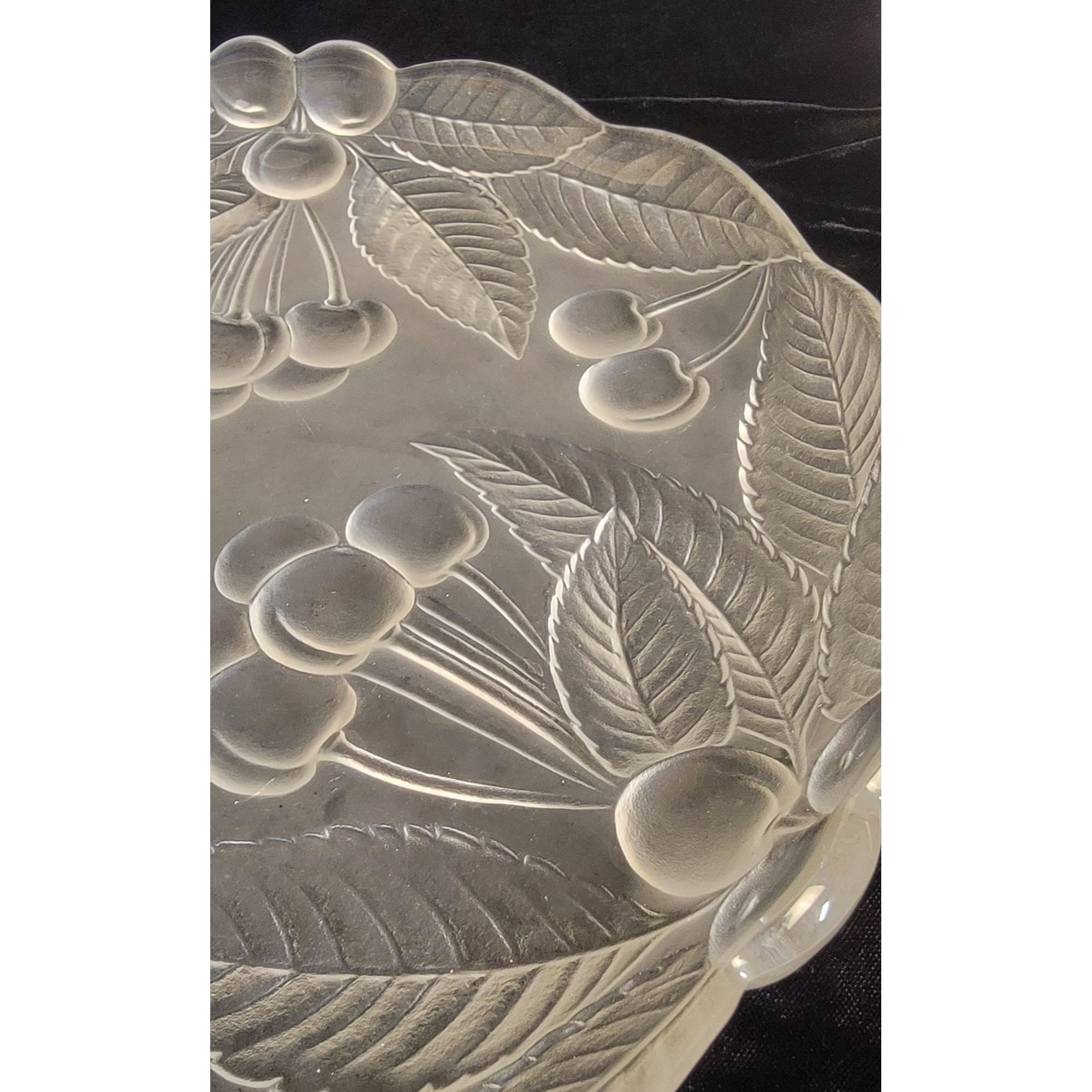 Vintage Mikasa Frosted Crystal Serving Platter - Etsy display picture 1