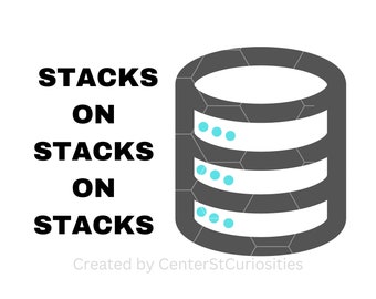 Data Stacks SVG: Design adesivo per data warehouse (file digitale)