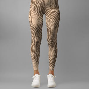 Zebra Yoga Pants Workout Leggings for Women, Comfy Activewear with Wild Animal Print Style, Stretchy Lounge or Gym Wear, Gift For Her