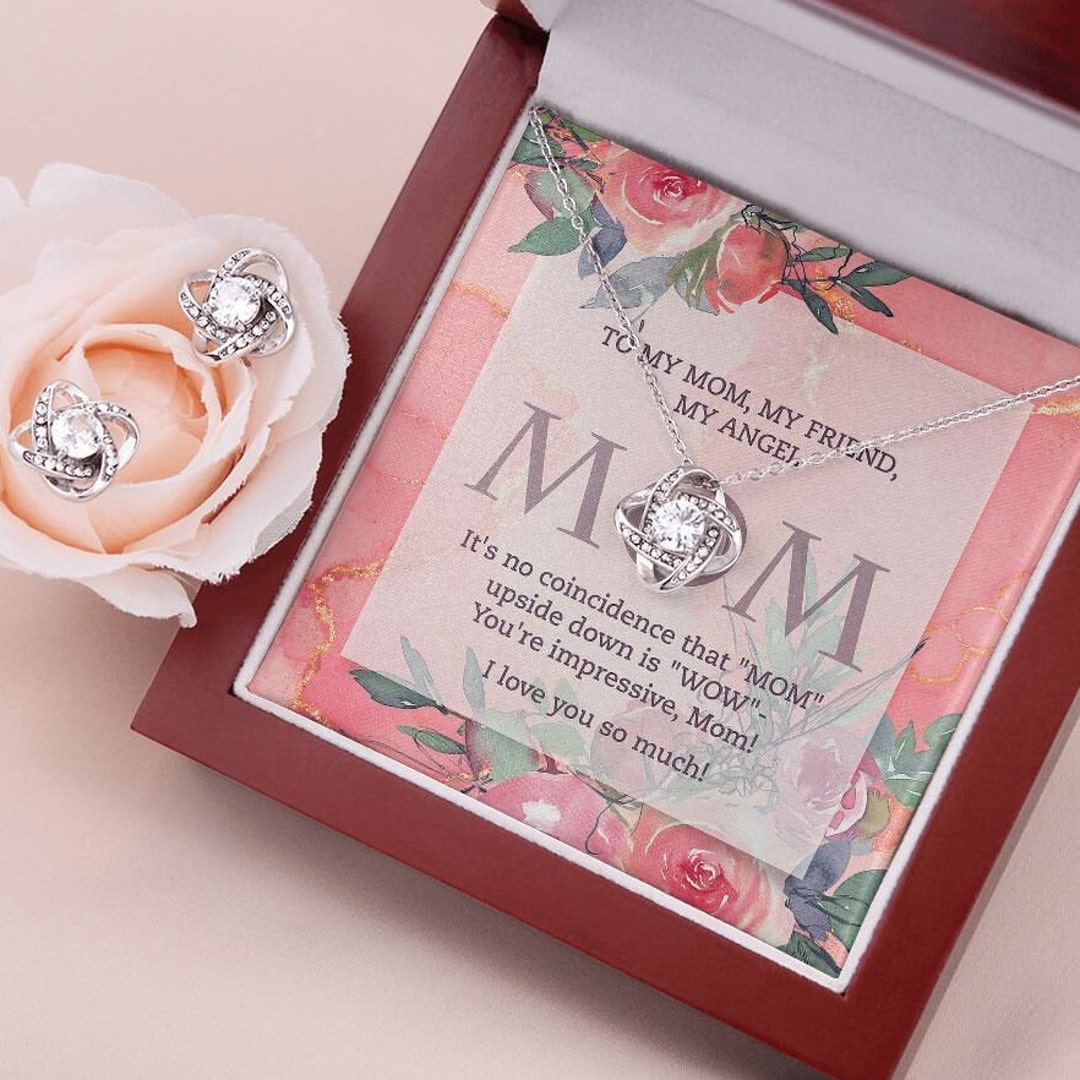 Cadeau pour la mère du marié d'un fils, parure de bijoux pour maman