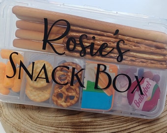 Personalised Snack Travel Box