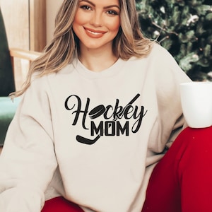 Hockey Mom Sweatshirt, Hockey Mama Crewneck, Hockey Mom Shirt, Hockey Mama Sweater, Gift for Hockey Mom, Gift for Mom, Hockey Mom Shirt