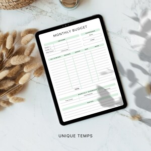 Planejador Financeiro Digital | Modelo de orçamento | Rastreador Financeiro | Planejador de orçamento mensal | Rastreador de despesas e receitas