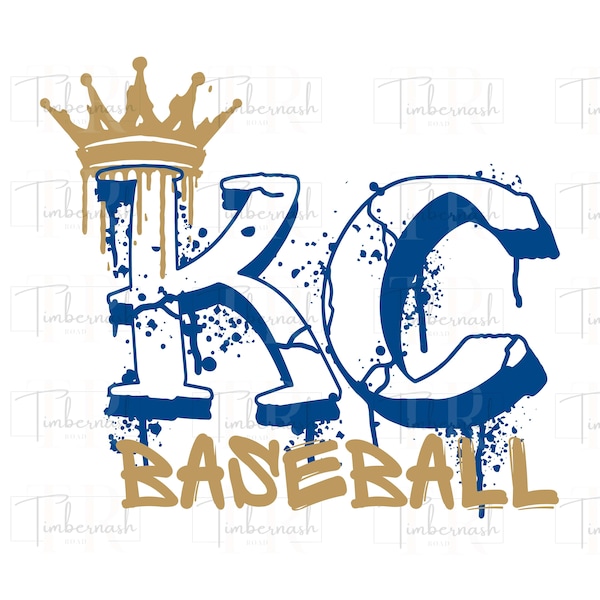 KC Graffiti Baseball PNG, Kansas City Baseball png, Kansas City Png, Royals Png, Kansas City Royals Png,