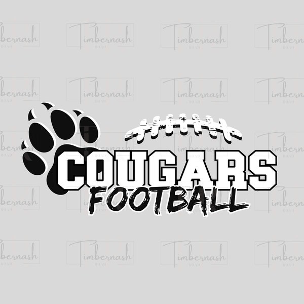 Cougars Football PNG, Cougars Football Sublimation, Cougars Mascot, Cougars Football, Go Cougars, Game Day, Football Mom PNG