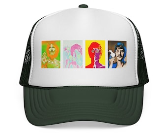 The 1968 Psychedelic Beatles Trucker Hat Is Perfect To Wear When Day Tripping