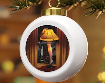 The Christmas Story Leg Lamp Ornament: Humorous Holiday Decor