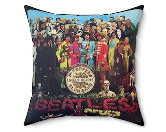 The Beatles Sgt Pepper Square Pillow - 4 Sizes