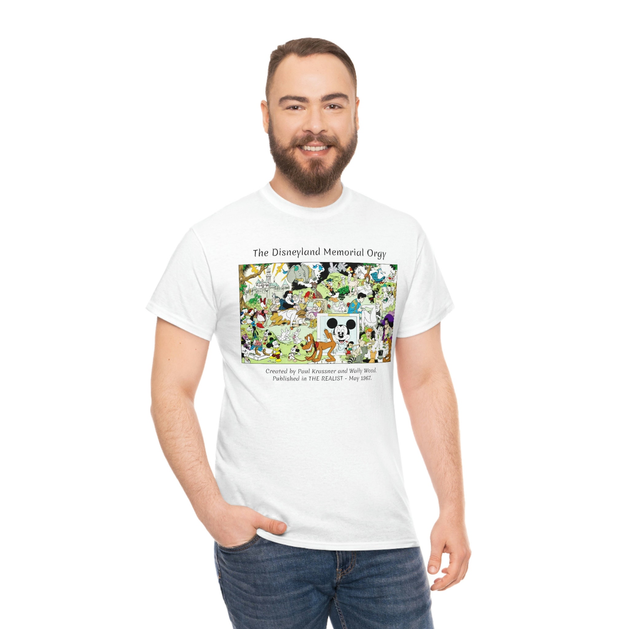 The Disneyland Memorial Orgy Unisex T-shirt With Front and Back 