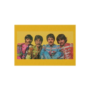 The Beatles Sgt Pepper Band Outdoor Rug - 3 Sizes To Choose From