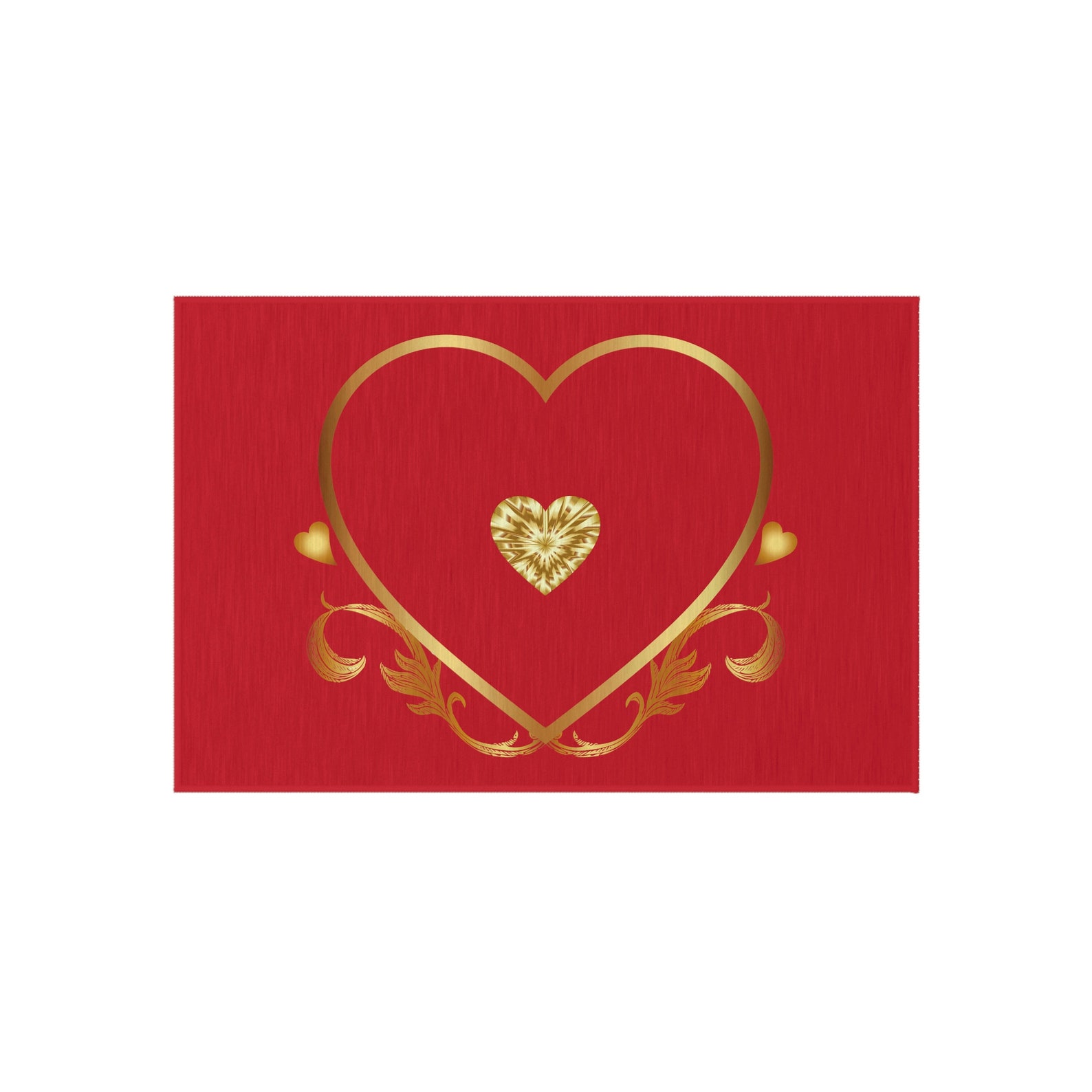 A Heart of Gold Outdoor Rug 3 Sizes to Choose From - Etsy