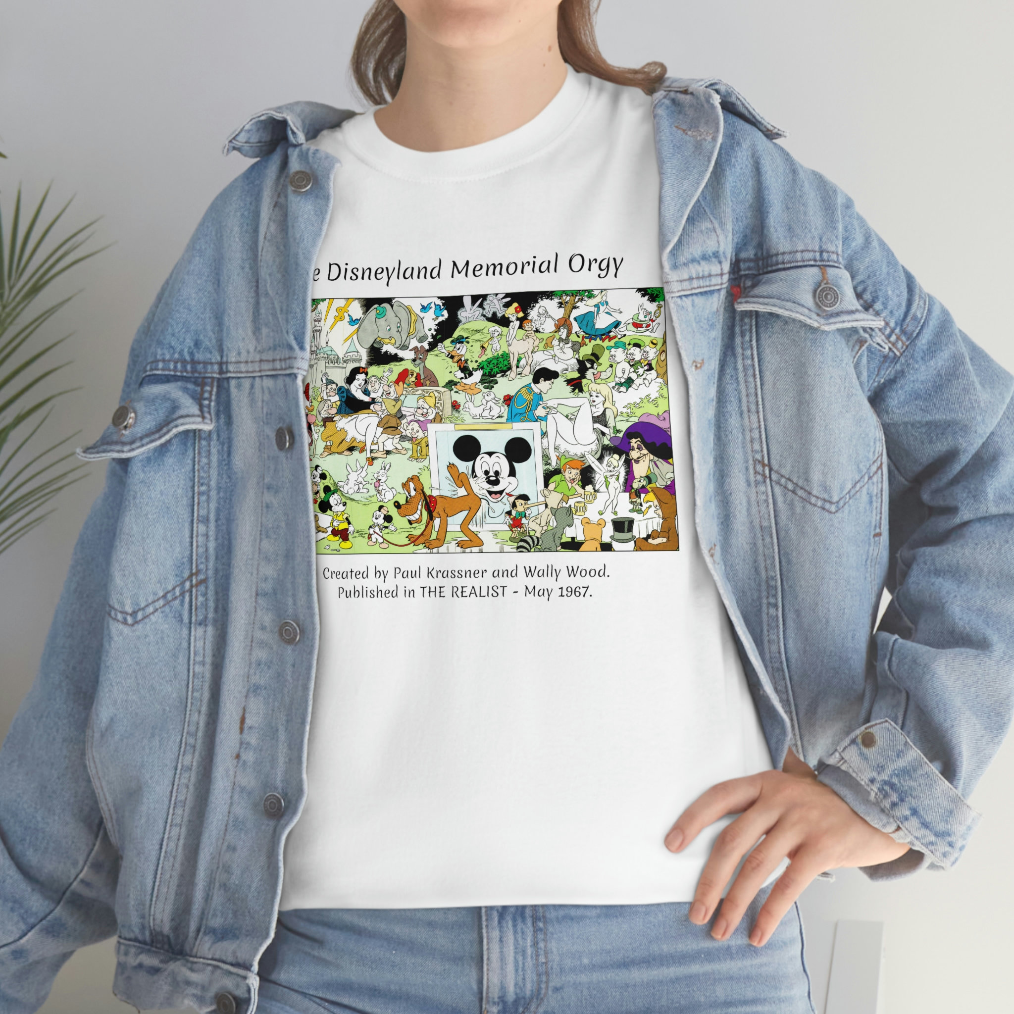The Disneyland Memorial Orgy Unisex T-shirt With Front and Back