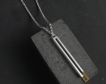 Pendentif Musubi | Bague géométrique moderne | Bague simple pour tous les jours | Bague | Bague géométrique | Bague unisexe | Bijoux Wabisabi