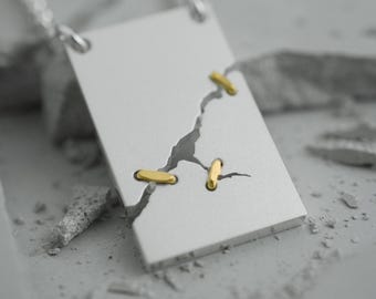 JuCi Pendant Tri |Morden Geometric Ring |Simple Everyday Ring |Geometric Statement Ring |Unisex Ring |Wabisabi Jewellery