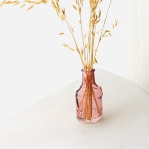 Pink Glass Vase Home Decoration