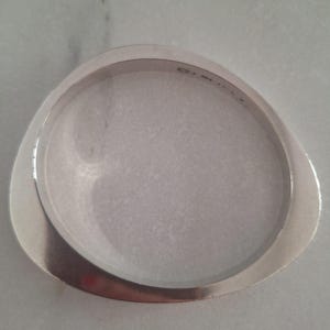 Vintage Georg Jensen Unisex S925 Sterling Silver Bangle #422