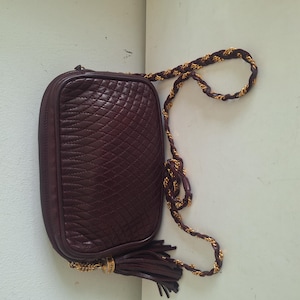 Vintage Bally Brown Leather Bag