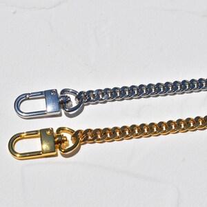 High Quality Women Bag Purse Chain, Strap Gold Silver, Lux Chain Replacement Handbag Cross Body Shoulder Chain, gift bag chain, Mom Bag Gift image 9