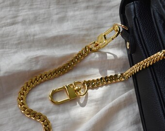Women Bag Purse Chain Strap Gold Silver, Lux Chain Replacement Handbag Holder Cross body Shoulder Chain, silver bag chain, mom bag gift