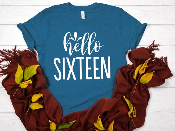 16th Birthday Girl Shirt- Sweet Sixteen Teenager Awesome Tee 16th Birthday Girl Shirt- Sweet Sixteen Teenager Awesome Tee