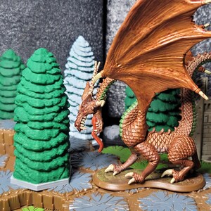Heroscape Evergreen Tree 5-pack - 2 Sizes Included (custom) - Etsy