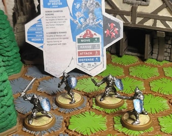 Heroscape Wave 2: Utgar's Rage - 12K SLA Prints & Custom Painted Minis