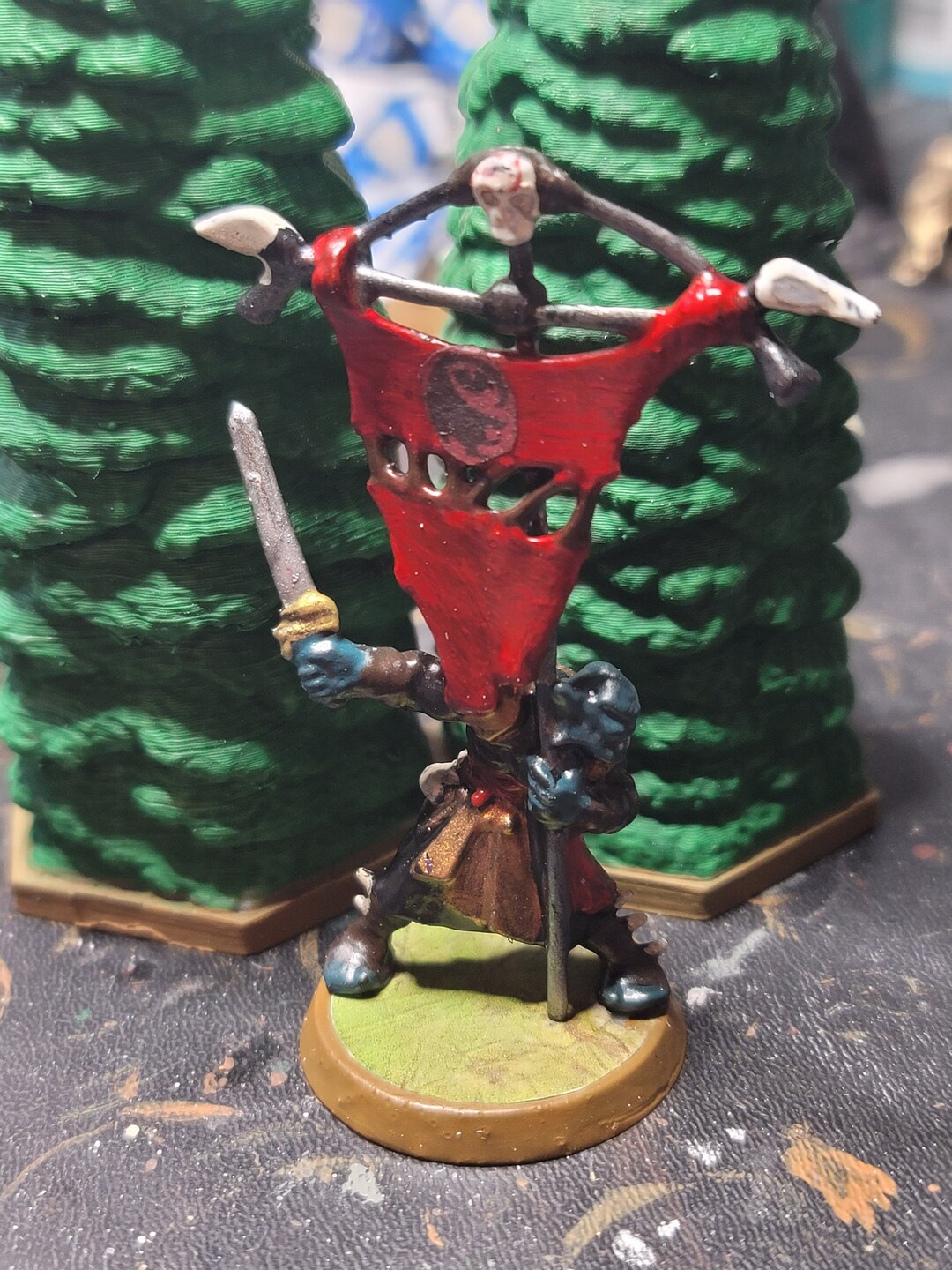 Ornak Utgar Flag Bearer Heroscape Dnd RPG Miniatures Etsy