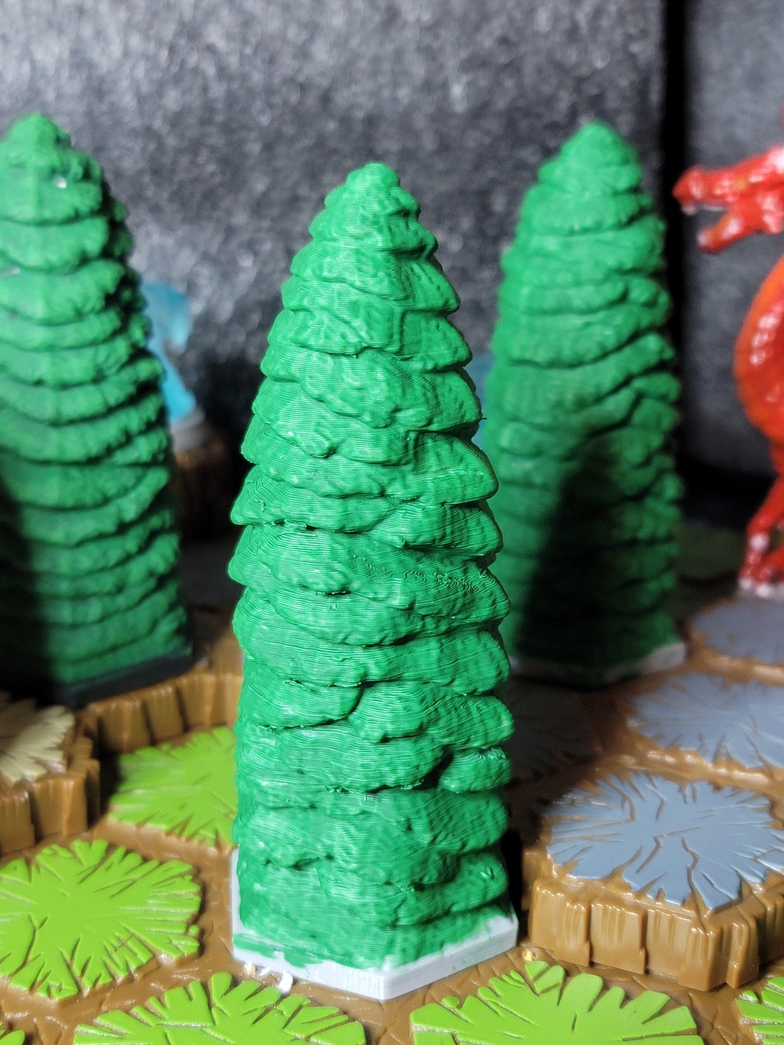 Heroscape Evergreen Tree 5-pack 2 Sizes Included custom - Etsy