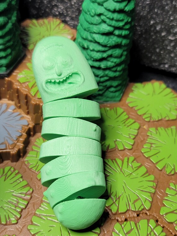 Pickle Rick Fidget Toy Articulated Rick and Morty Etsy UK