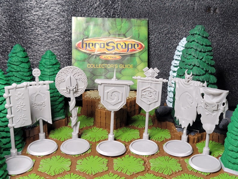 Heroscape Faction Banners Custom RPG Dnd Terrain - Etsy