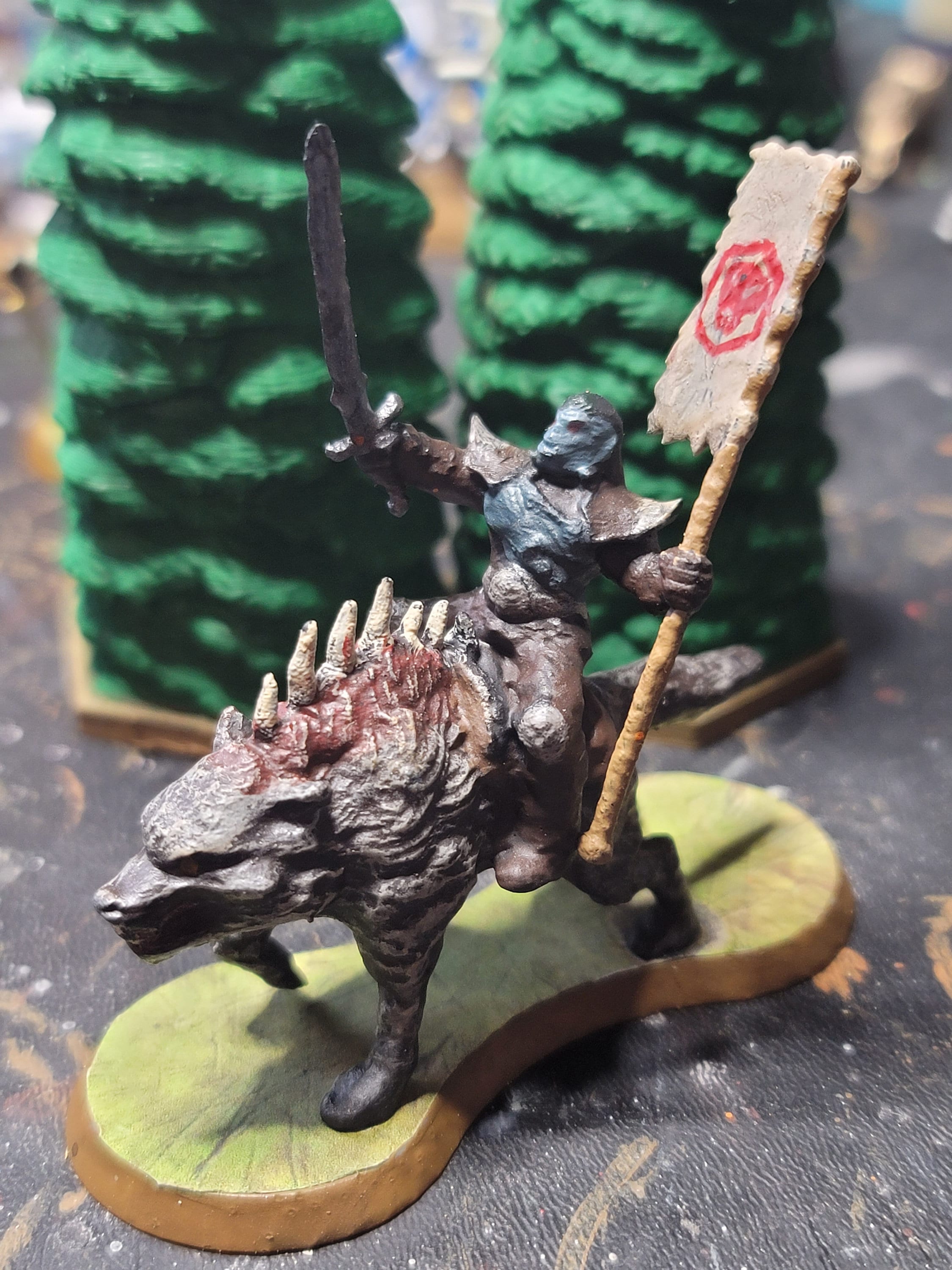 Gothlok Valkrill Flag Bearer Heroscape RPG Dnd Minatures Etsy