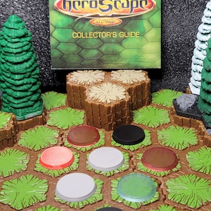 Heroscape figure bases -10 pack - Varied sizes - RPG - DnD