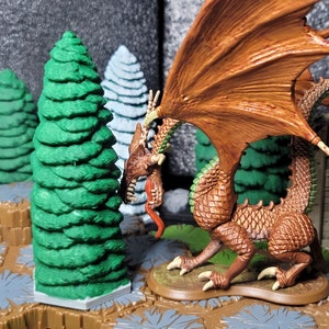 Heroscape Evergreen Tree 5-pack - 2 Sizes Included (custom) - Etsy
