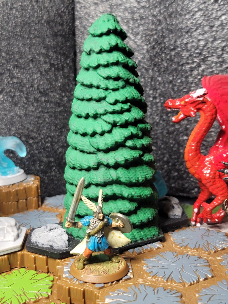Heroscape - Large Evergreen Trees - Single - RPG - Dnd - Custom ...