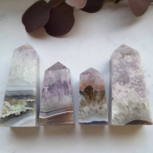 Amethyst Quartz Agate Tower