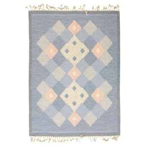 Handwoven Kilim Rug Scandinavian Modern Area Rug Boho Living Room Wool Area Rug 6x9 8x10 Handmade Vintage Style Rug Eco Friendly Tribal Rug