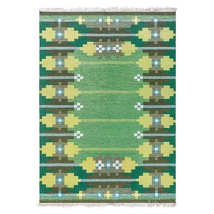Handwoven Wool Jute Kilim Rug: Traditional Indian Dhurrie